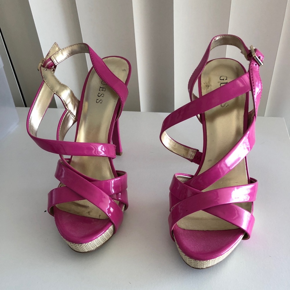 Magenta Pink Guess Heels
